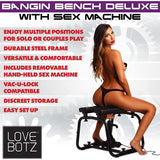 LoveBotz Deluxe Bangin Bench with Sex Machine