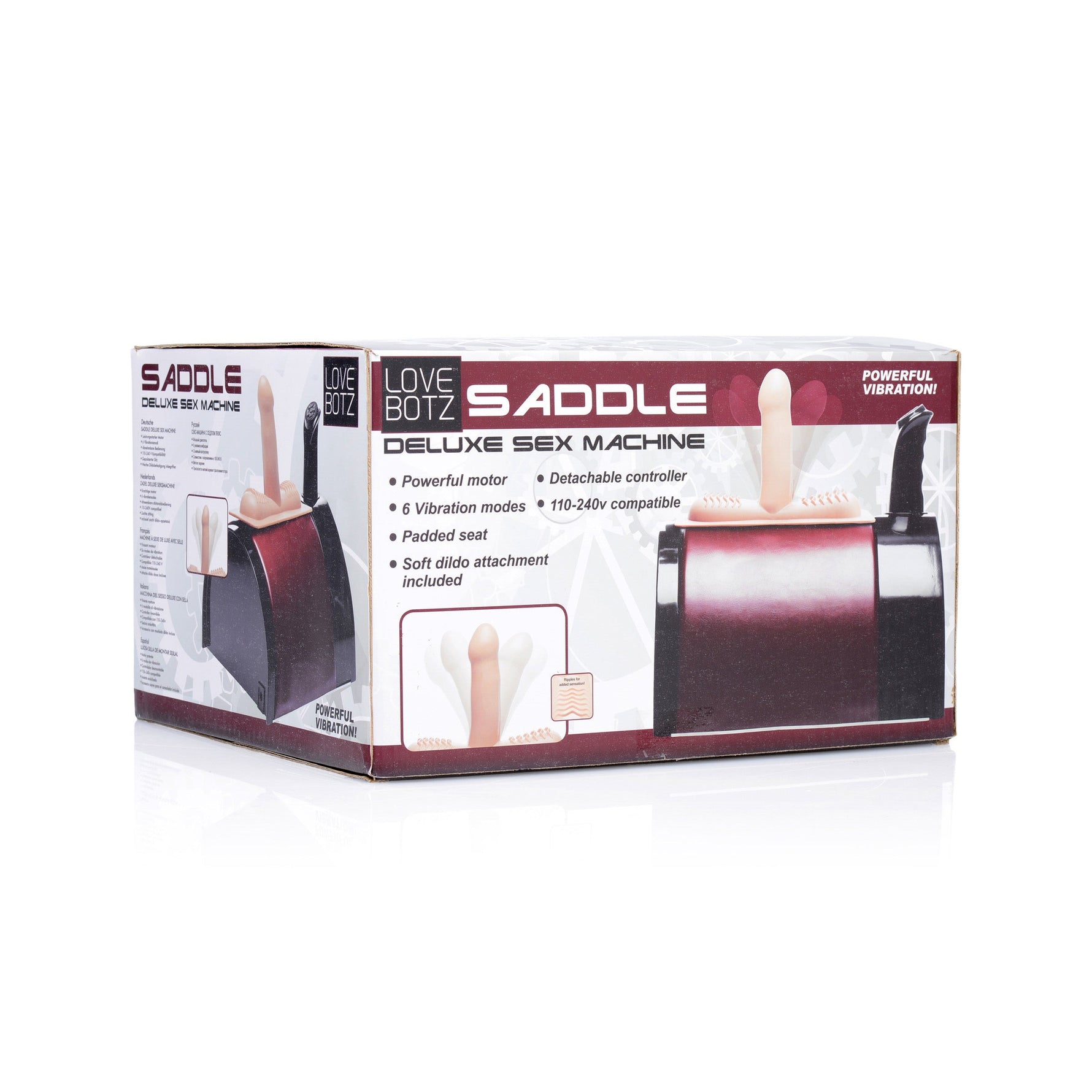 LoveBotz Saddle Deluxe Sex Machine with 1 Attachment