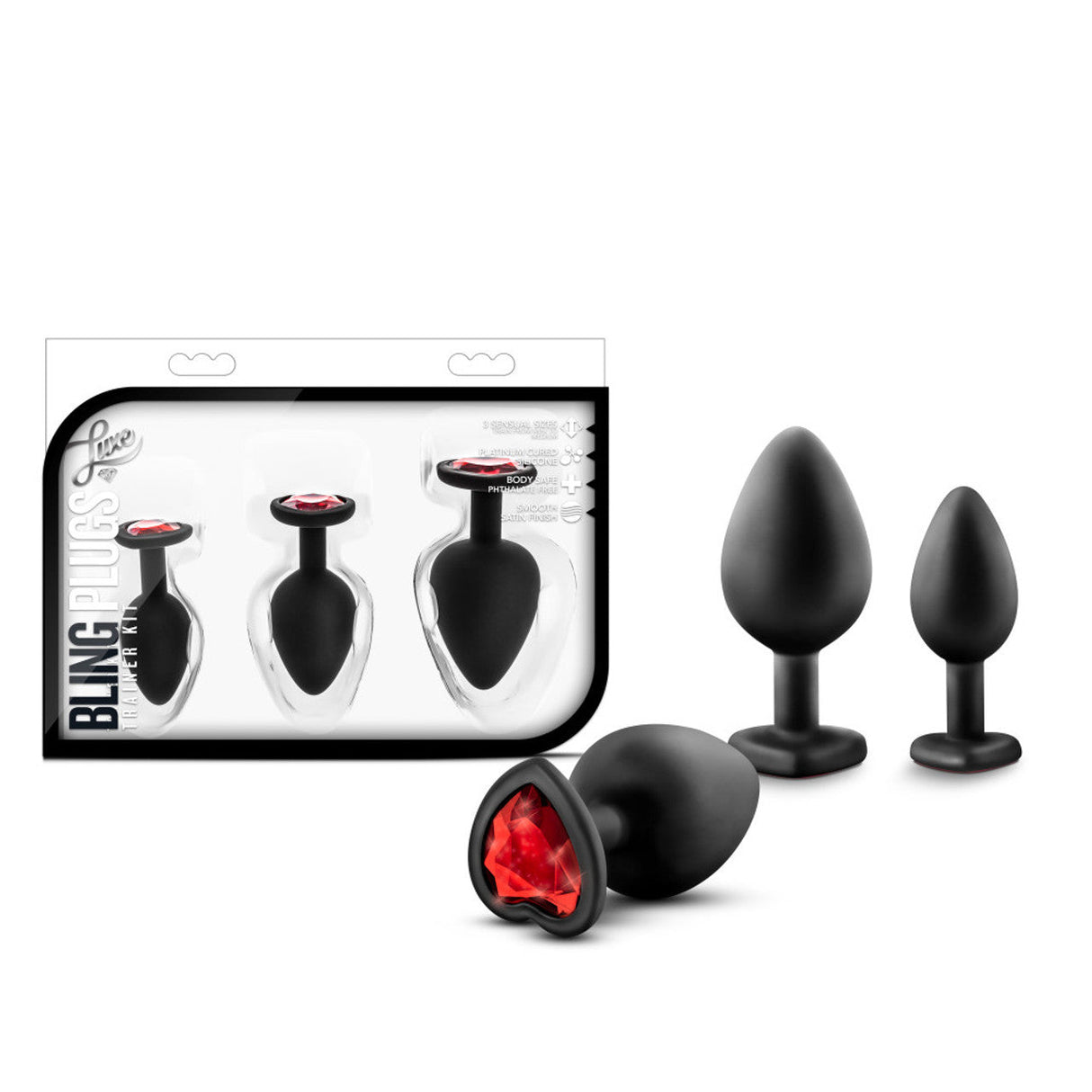 Luxe Bling Plugs Training Kit With Gemstone