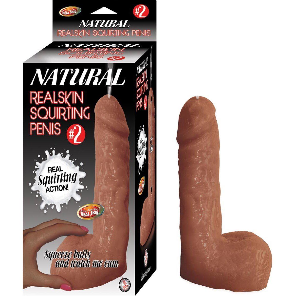 Natural Realskin Squirting Penis 