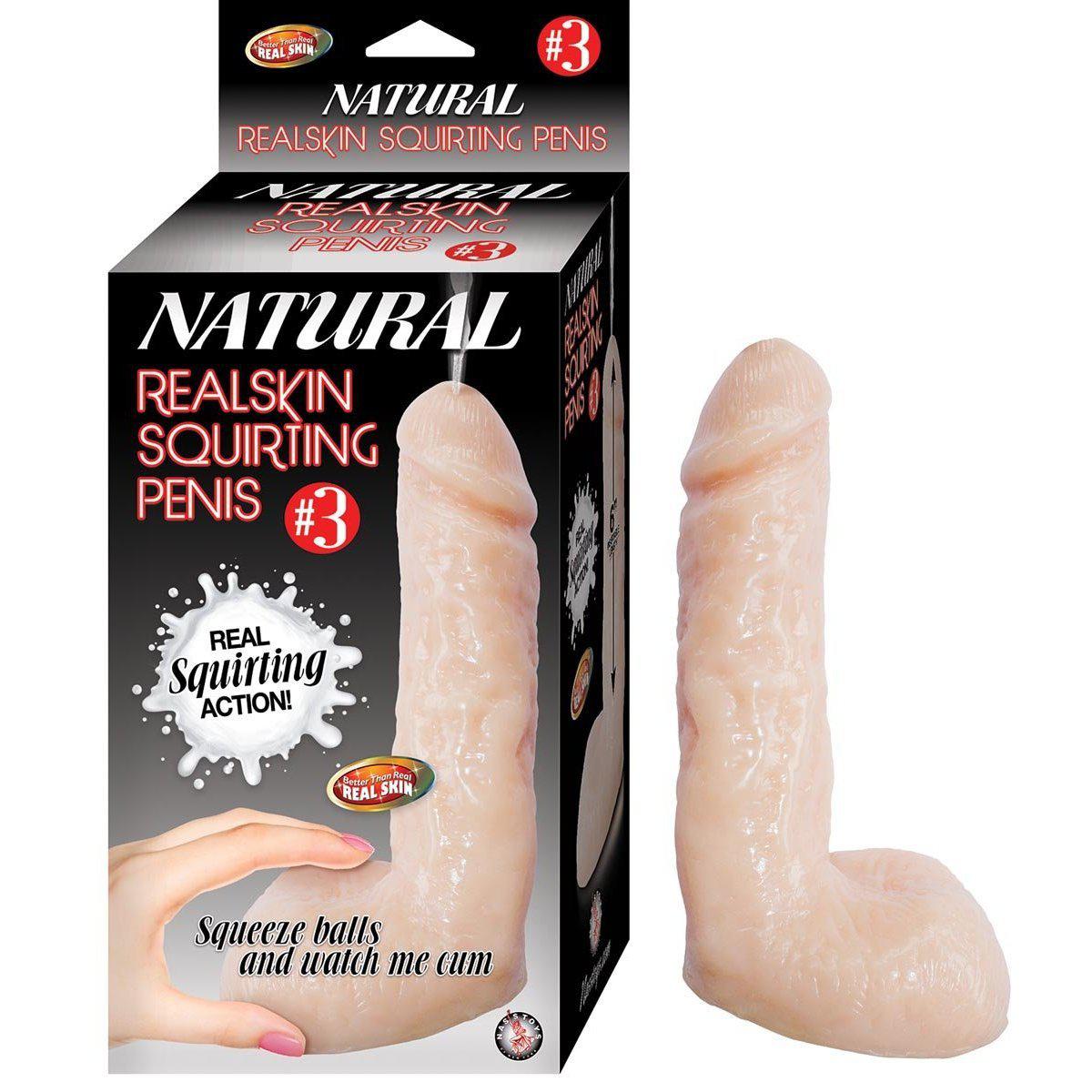 Natural Realskin Squirting Penis 