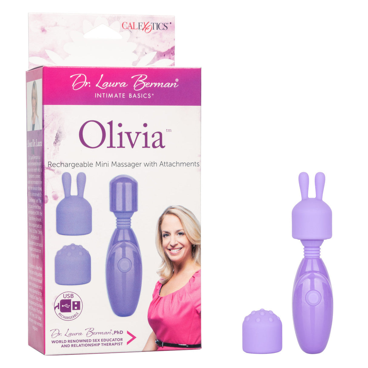 Olivia Rechargeable Mini Wand Massager
