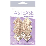 Pastease Flip Sequin Cross Nipple Pasties