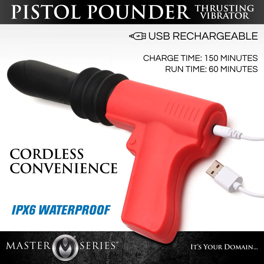 Pistol Pounder Thrusting Vibrator