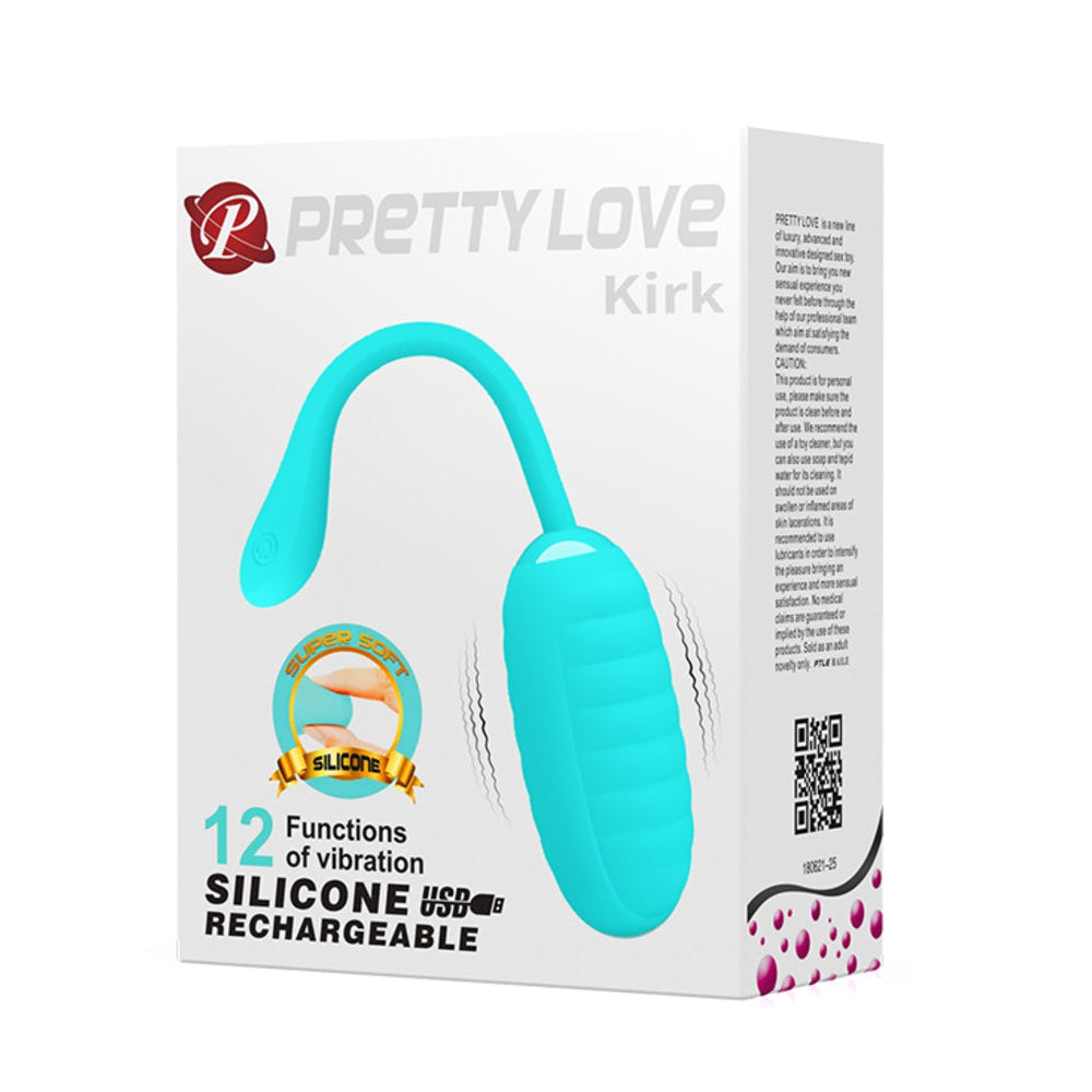 Pretty Love Kirk Silicone Rechargeable Egg Vibrator