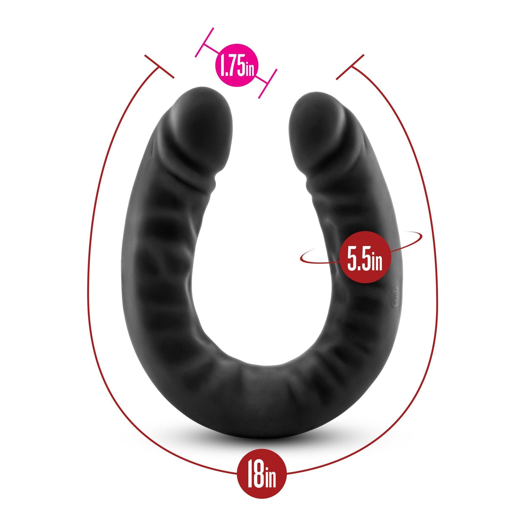 Ruse 18 Inch Double Sided Dildo