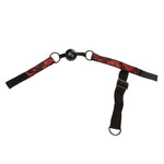 Scandal Breathable Ball Gag with Cuffs