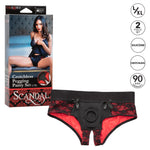 Scandal Crotchless Pegging Panty Set