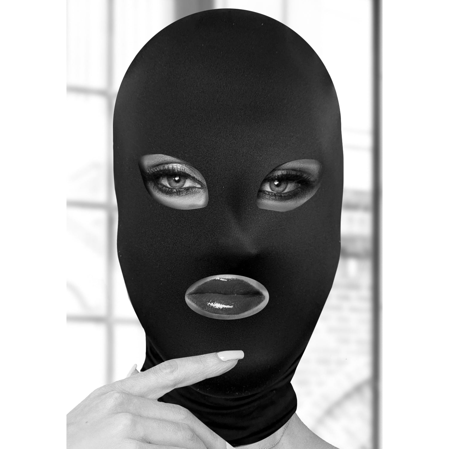 Shots Subversion Mask With Open Mouth and Eyes