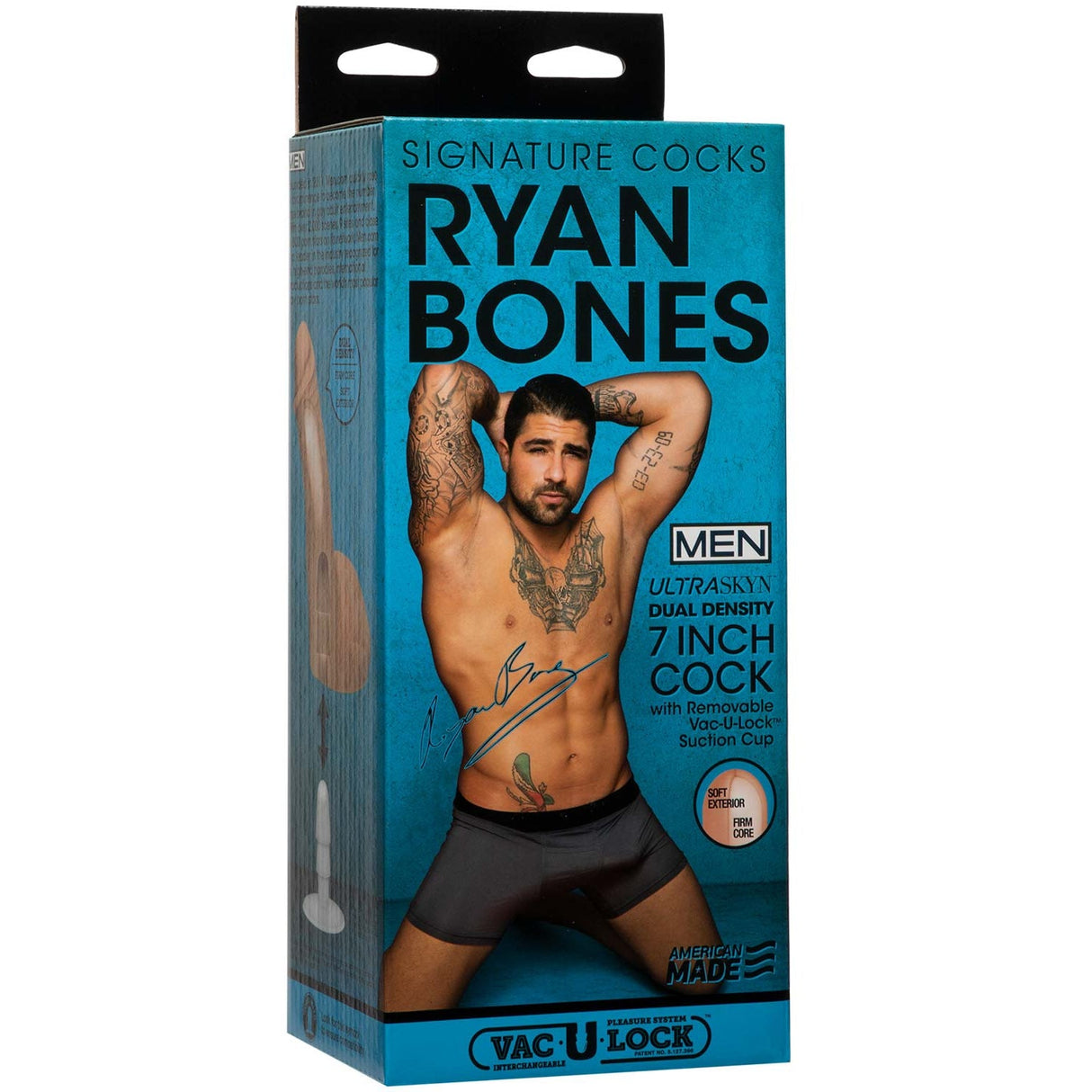 Signature Cocks Ryan Bones Ultraskyn 7 Inch Dildo