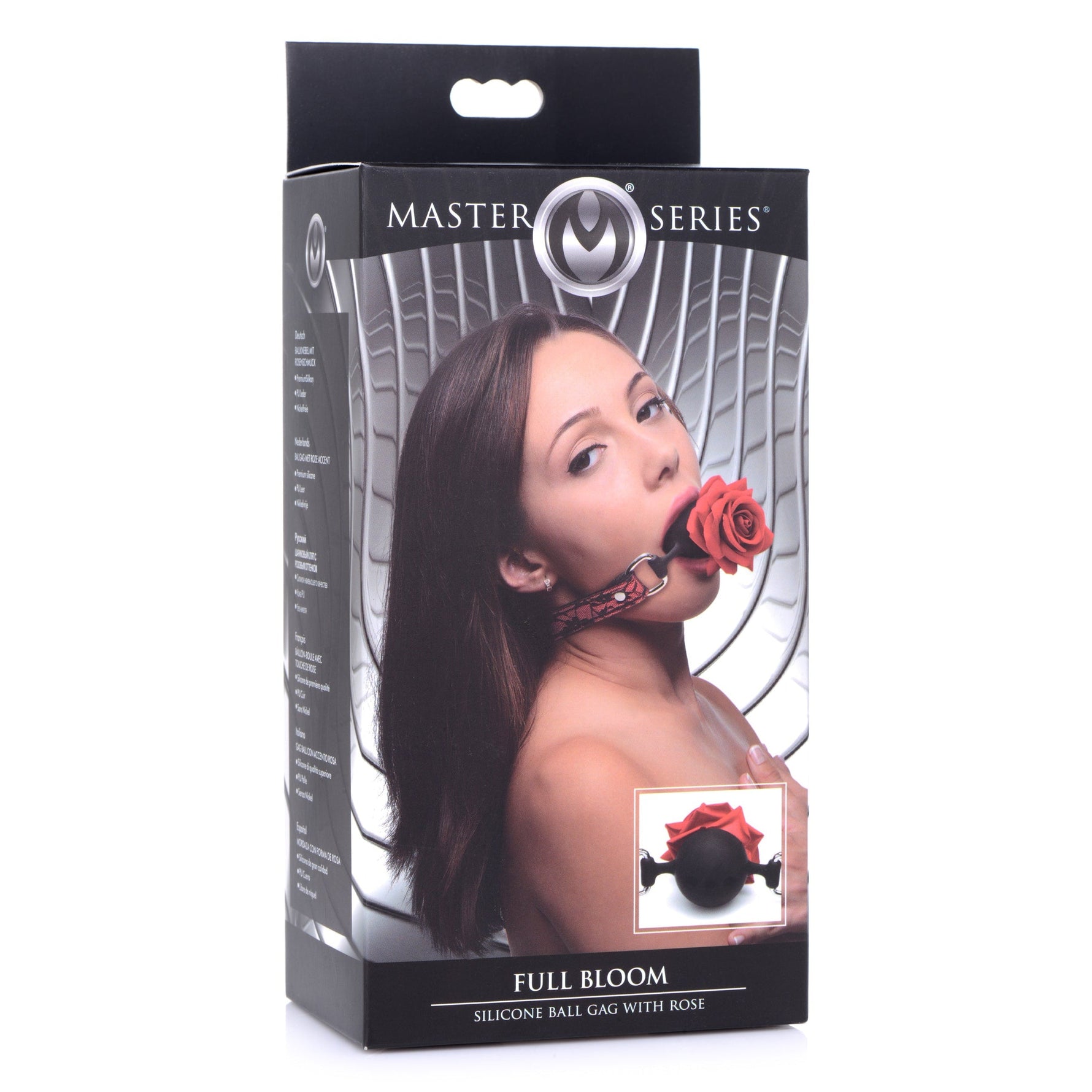 Silicone Ball Gag with Rose