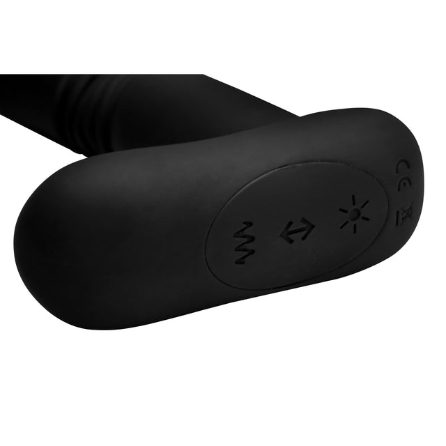 Silicone Thrusting Anal Plug with Remote Control