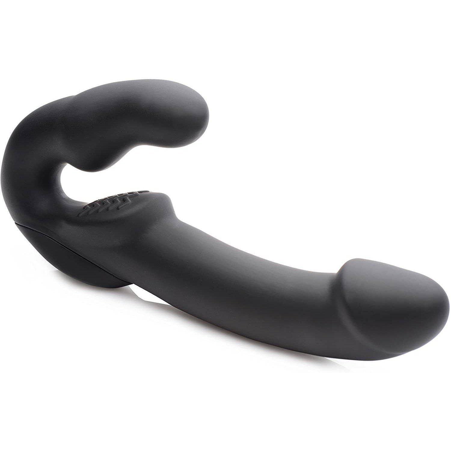 Strap U Evoke Rechargeable Vibrating Silicone Strapless Strap On