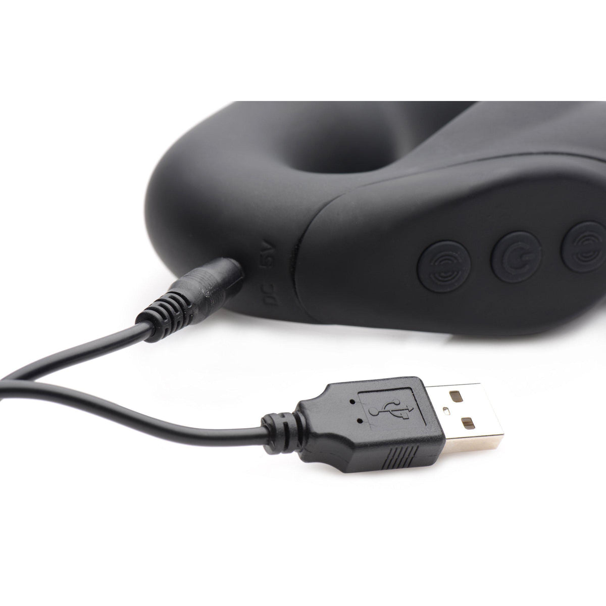 Strap U Evoke Rechargeable Vibrating Silicone Strapless Strap On