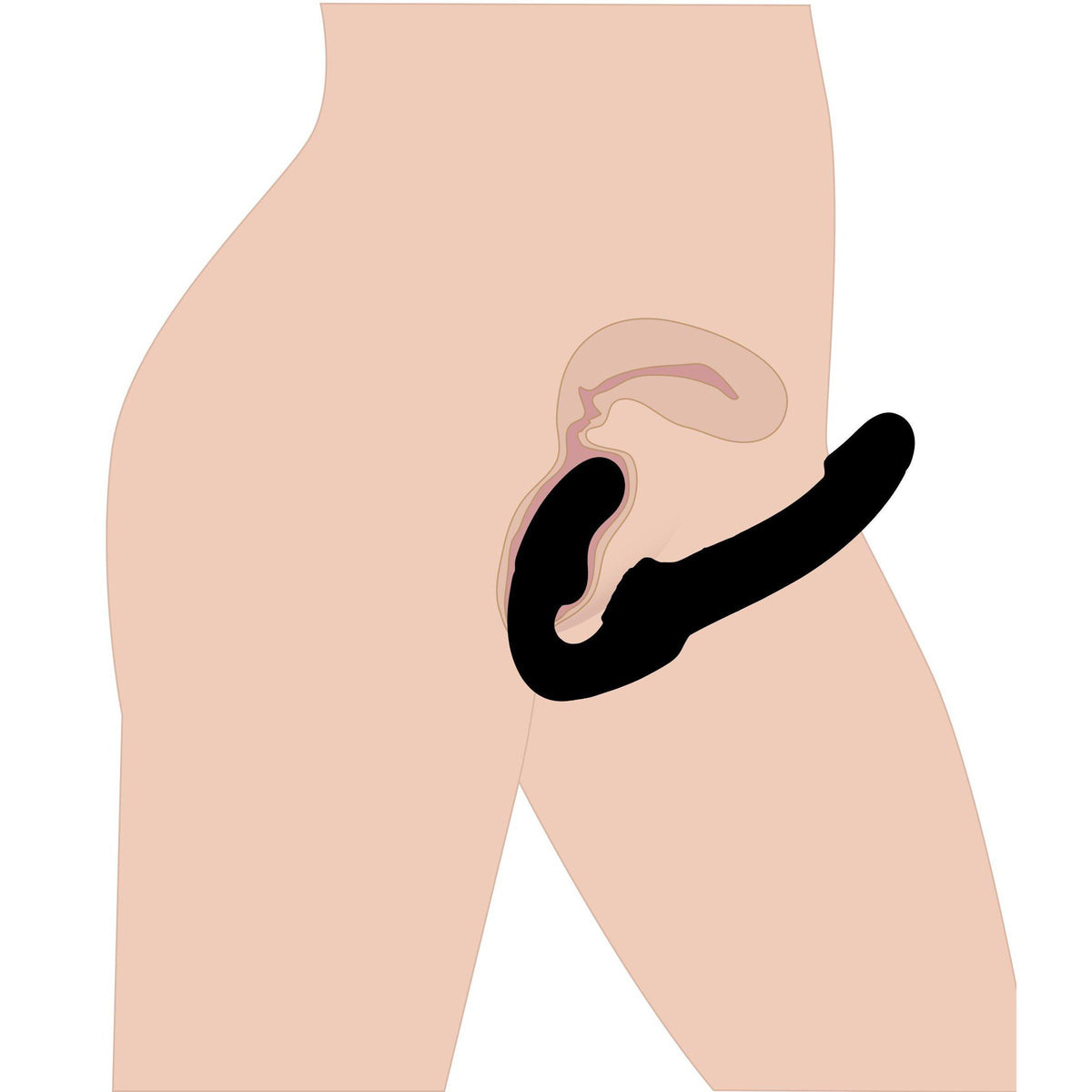 Strap U Evoke Rechargeable Vibrating Silicone Strapless Strap On