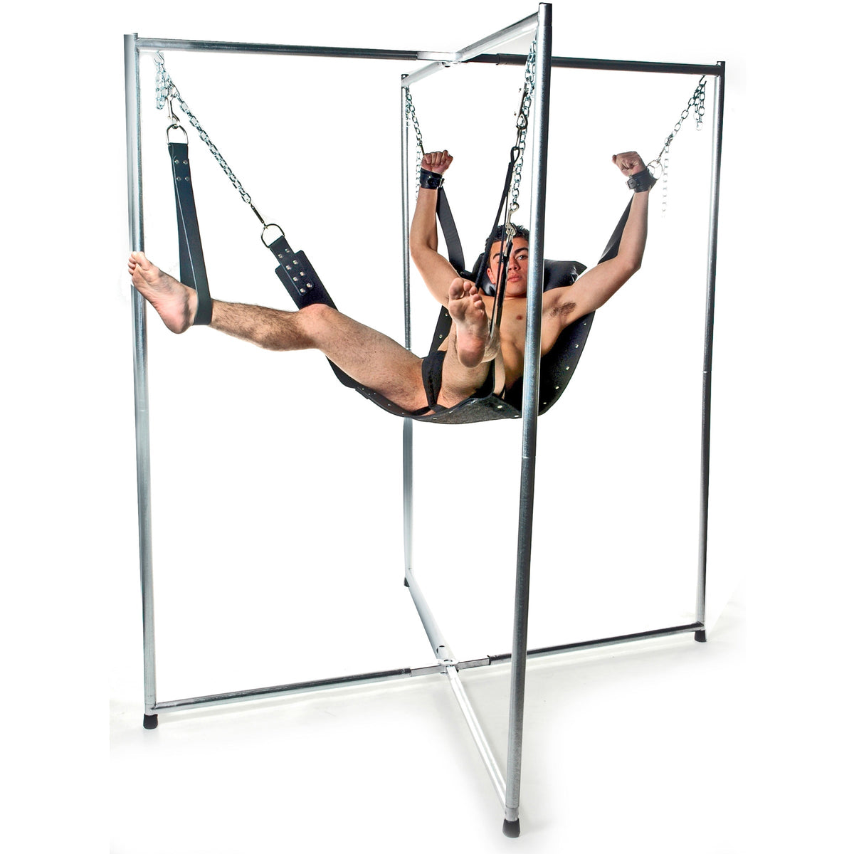 Strict Leather Sling With Stirrups and Pillow