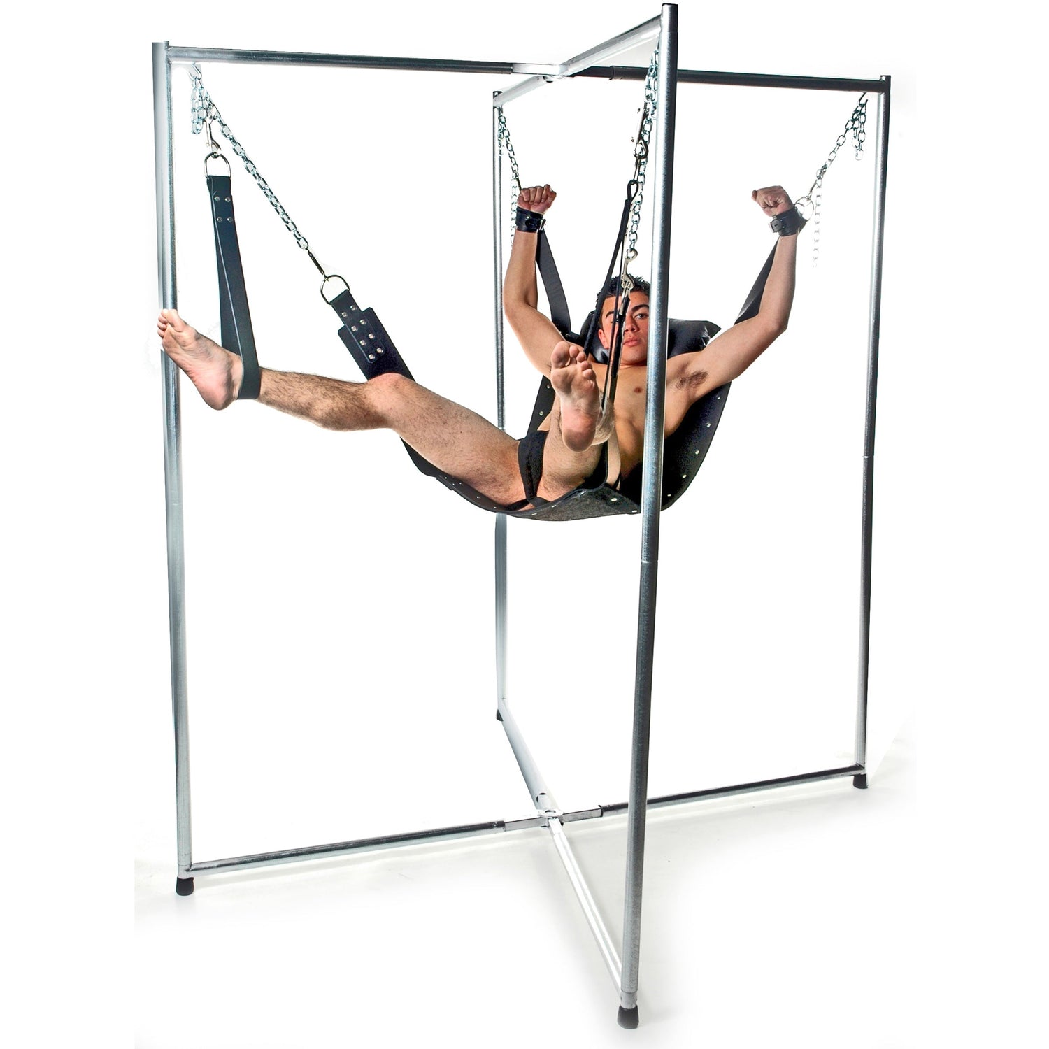 Strict Leather Sling With Stirrups and Pillow