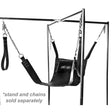 Strict Leather Sling With Stirrups and Pillow