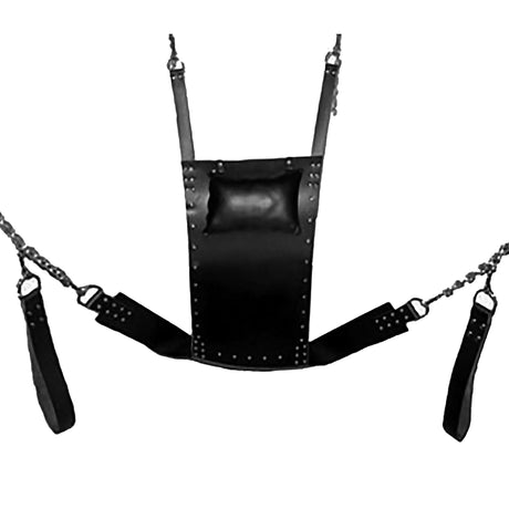 Strict Leather Sling With Stirrups and Pillow