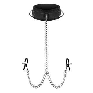 Submission Collar and Nipple Clamps