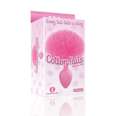 The 9's Cottontails Silicone Bunny Tail Butt Plug