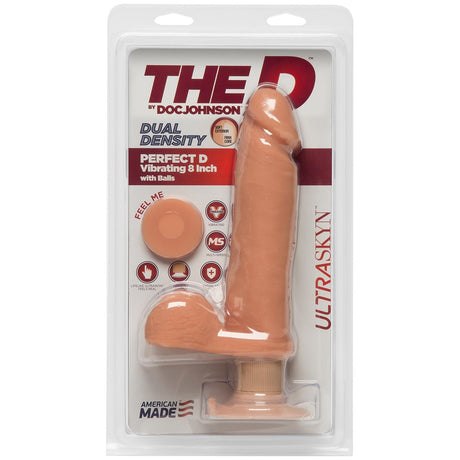 The D Perfect D Vibrating 8 Inch Dildo