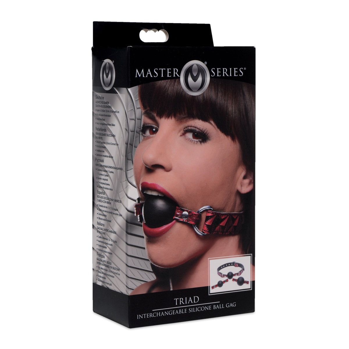 Triad Interchangeable Silicone Ball Gag