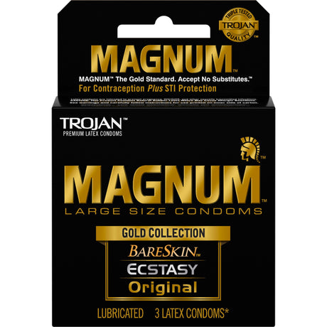 Trojan Magnum Gold Collection - Box Of 3