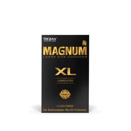 Trojan Magnum XL Lubricated Condom - Box Of 12