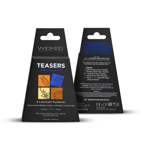 Wicked Teasers Coffee House Mix Flavored Lubes