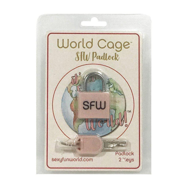World Cage SFW Padlock with 2 Keys