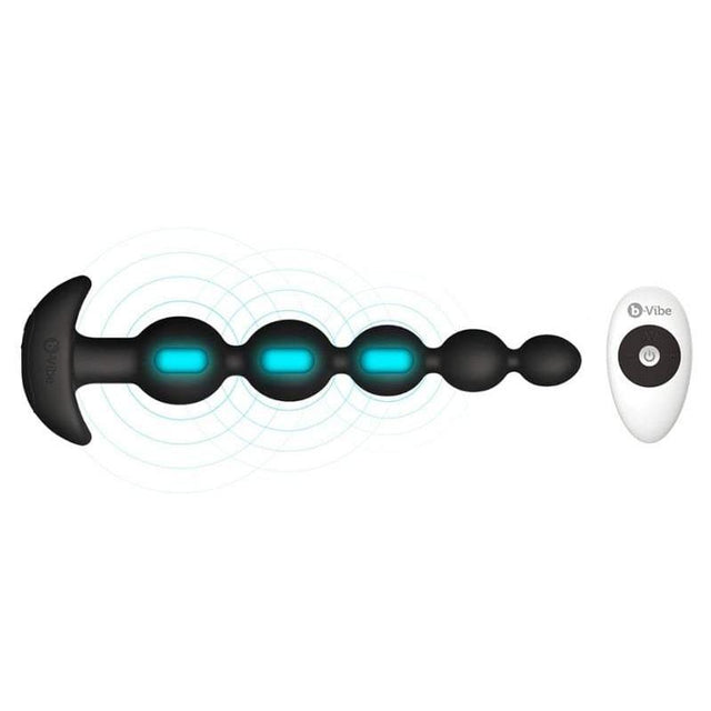 b-Vibe Cinco Remote Control Rechargeable Anal Beads